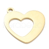 Ion Plating(IP) 304 Stainless Steel Pendants STAS-B016-10G-2