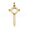 Ion Plating(IP) 304 Stainless Stee Locket Big Pendants STAS-S132-09G-01-1