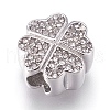 304 Stainless Steel European Beads STAS-O097-36P-1