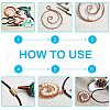 Round Copper Wire for Jewelry Making CWIR-PH0001-0.3mm-04-6