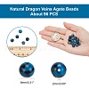 ARRICRAFT Natural Dragon Veins Agate Beads Strands G-AR0002-44C-2