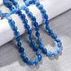 Natural Dyed Malaysia Jade Tumble Stone Nuggets Beaded Long Necklaces for Women NJEW-F340-A06-3