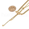 Ion Plating(IP) 304 Stainless Steel Chain Necklaces NJEW-M078-14G-5