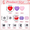 SOFPLATE Mother's Day Theme Opaque Acrylic Beads Kits MACR-SP0001-40-2