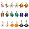 27Pcs 9 Colors Glass Pendants GLAA-CJ0001-83-1