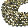 Natural Silver Leaf Jasper Beads Strands G-C116-A17-02-3