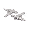 Non-Tarnish 304 Stainless Steel Pendants STAS-B031-23P-3