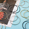 Stainless Steel Hoop Earrings STAS-TA0001-17-5