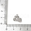 Brass Plastic Pearl Charms KK-M322-50P-3