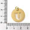 Ion Plating(IP) 304 Stainless Steel Pendants STAS-M074-01G-U-3