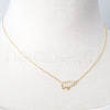 Elephant Alloy Pendant Necklaces FS-WGCC7EA-01-1