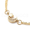 Clear Cubic Zirconia Link Bracelets BJEW-JB08843-4