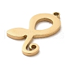 Ion Plating(IP) 304 Stainless Steel Pendants STAS-E199-11G-2