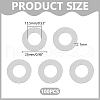 AHADERMAKER 100Pcs Aluminum Linking Rings FIND-WR0001-50-2