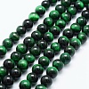 Natural Tiger Eye Beads Strands X-G-F561-8mm-B01-1