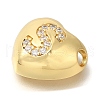 Rack Plating Brass Micro Pave Cubic Zirconia Pendants KK-I722-04G-S-2