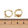 Brass Hoop Earring Findings KK-P310-31G-3