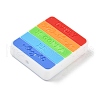 Word Silicone Focal Beads SIL-P010-01D-2
