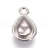 Faceted Glass Charms RGLA-TAC0001-01K-2