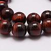Natural & Dyed & Heated Tiger Eye Bead Strands G-P230-12-8mm-3