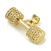 Rack Plating Brass Pave Cubic Zirconia Pendants KK-U029-24G-2