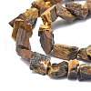 Raw Rough Natural Tiger Eye Beads Strands G-I279-B18-3