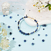 Olycraft 3 Strands 3 Styles Natural Sodalite Beads Strands G-OC0004-58-5