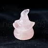 Halloween Natural Rose Quartz Home Display Decorations G-PW0004-53B-1