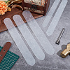 Olycraft 1 Set PVC DIY Leather Belt Punch Positioning Template KY-OC0001-23-5