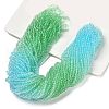 Transparent Painted Glass Beads Strands X1-DGLA-A034-T4mm-A16-1