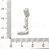 Rack Plating Brass Micro Pave Cubic Zirconia European Dangle Charms KK-L210-015P-L-3