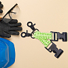SUPERFINDINGS 2Pcs Polyester Fiber & Iron Braided Clamp AJEW-FH0005-39C-6
