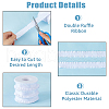 FIBLOOM 10 Yards Polyester Pleated Edged Ribbon for Clothing Decoration DIY-FI0001-13H-4