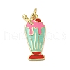 Rack Plating Brass Enamel Pendants KK-S372-03B-02-1