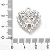Platinum Alloy Glass Pendants FIND-Z068-04P-01-3