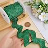 Gorgecraft 5 Yards Polyester Wavy Fringe Trim Ribbon OCOR-GF0003-45A-3