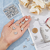 SUPERFINDINGS 60Pcs Alloy Pendants ALRI-FH0001-21B-3
