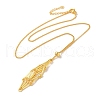 Rack Plating Brass Macrame Pouch Necklace Making for Gemstone Nuggets KK-M285-02B-G-1