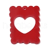Opeque Acrylic Pendants FIND-K017-12B-1