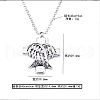 Cross and Wings Urn Ashes Pendant Necklaces BOTT-PW0001-027AS-3