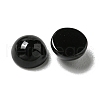 Natural Black Stone Cabochons G-Q173-01B-17-2