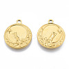 Ion Plating(IP) 201 Stainless Steel Pendants STAS-N098-188LG-1