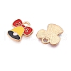 Christmas Theme Alloy Enamel Pendants ENAM-T020-10V-1