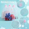 SOFPLATE 30pcs Large Organza Pouches Portable Shoes Bag Travel Storage Drawstring Bags OP-SP0001-03A-03-5