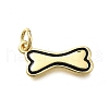 Rack Plating Brass Pendants KK-V002-17G-1