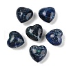 Mother's Day Gifts Dyed Natural Imperial Jasper Heart Palm Stone G-Q021-03A-1