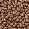 6/0 Opaque Baking Paint Glass Seed Beads SEED-M012-02A-02-3