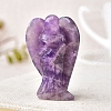 Natural Amethyst Carved Healing Angel Figurines PW-WG20771-01-1