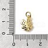 Brass Micro Pave Cubic Zirconia Pendants KK-C090-49G-3