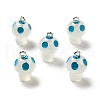 Spray Painted Luminous Resin Pendants RESI-A017-05E-3
